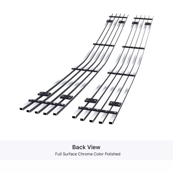 APS Compatible with Chevy Blazer C K Pickup Suburban Tahoe 1994-1999 Main Upper Stainless Steel Chrome Billet Grille Grill Insert C65706A