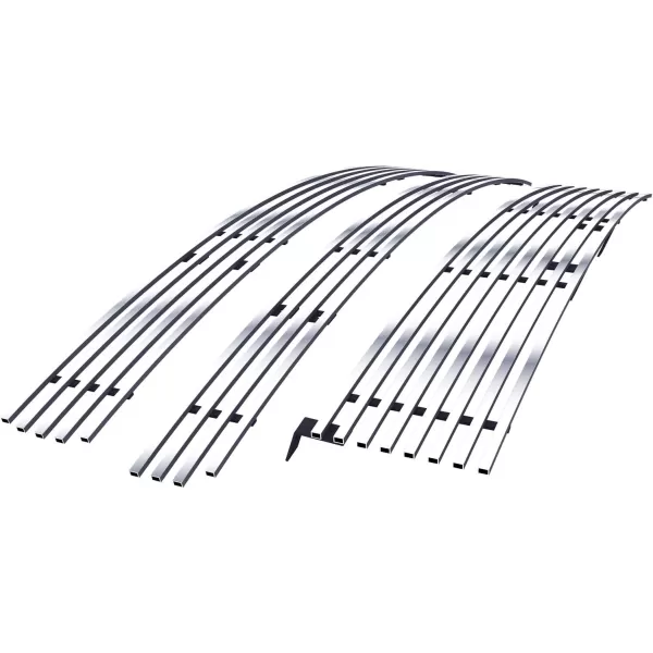 APS Compatible with Scion XB 2003-2007 Stainless Steel Chrome 8x6 Billet Grille Insert Combo T87977S