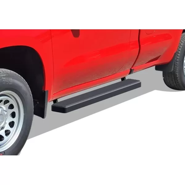 APS Running Boards Compatible with Chevy Silverado GMC Sierra 1500 2019-2024 Regular Cab &amp; Silverado 1500 LTD Sierra 1500 LD 2022 &amp; 2500 3500 2020-2024  