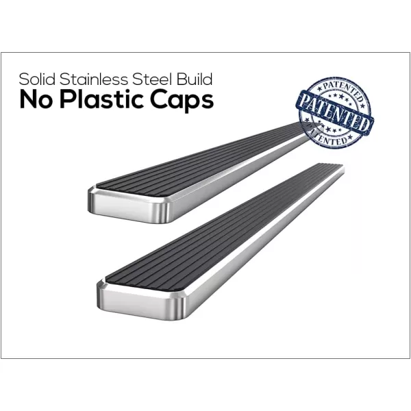 APS Running Boards  Compatible with Chevy Silverado GMC Sierra 1500 2500 1999-2006 Regular Cab &amp; 2500 HD 3500 01-06 &amp; Classic 07 