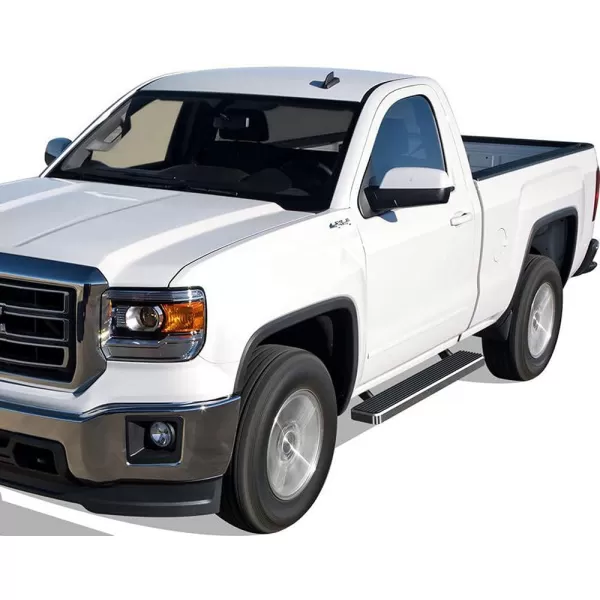 APS Running Boards  Compatible with Chevy Silverado GMC Sierra 1500 2500 1999-2006 Regular Cab &amp; 2500 HD 3500 01-06 &amp; Classic 07 