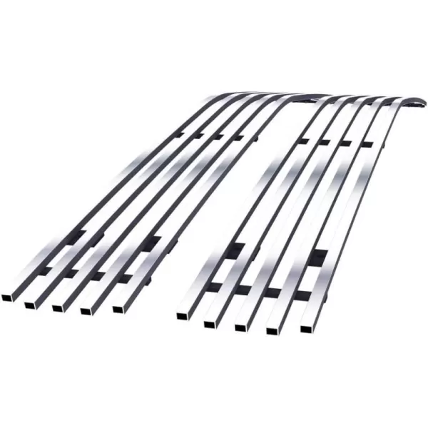 APS Compatible with Chevy Blazer C K Pickup Suburban Tahoe 1994-1999 Main Upper Stainless Steel Chrome Billet Grille Grill Insert C65706A