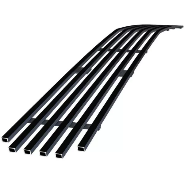 APS Compatible with Dodge Challenger 2009-2014 Main Upper Stainless Steel Chrome 8x6 Billet Grille Insert D66607S