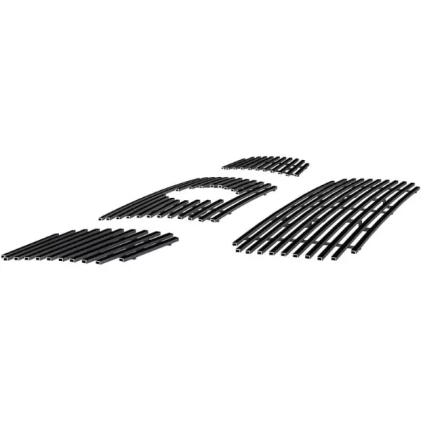 APS Compatible with Nissan Titan 2004-2006 &amp; 07 Titan Classic Model &amp; 04-07 Armada with Logo Show Stainless Steel Chrome Billet Grille Grill Insert Combo N67992A