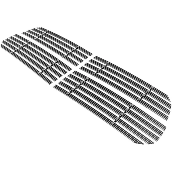 APS Compatible with Ram 1500 2013-2018 &amp; Ram 1500 Classic 19-21 Honeycomb Style Only Main Upper Stainless Steel SS Black Horizontal Billet Grille Insert D65919H