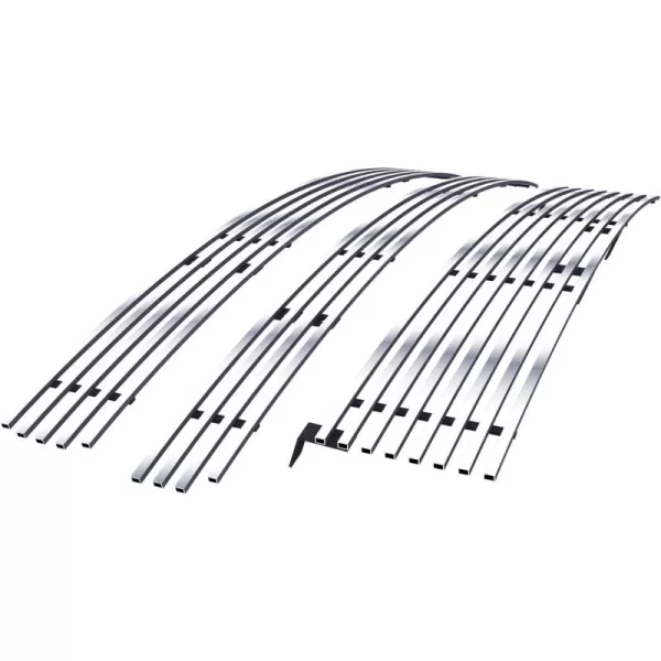 APS Compatible with Scion XB 2003-2007 Stainless Steel Chrome 8x6 Billet Grille Insert Combo T87977S