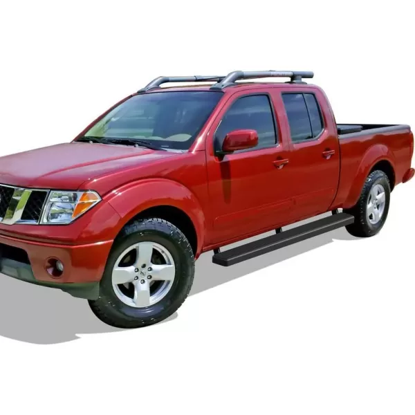 APS Wheel to Wheel Running Boards 6-inch Compatible with Nissan Frontier 2005-2024 Crew Cab 5ft Bed 