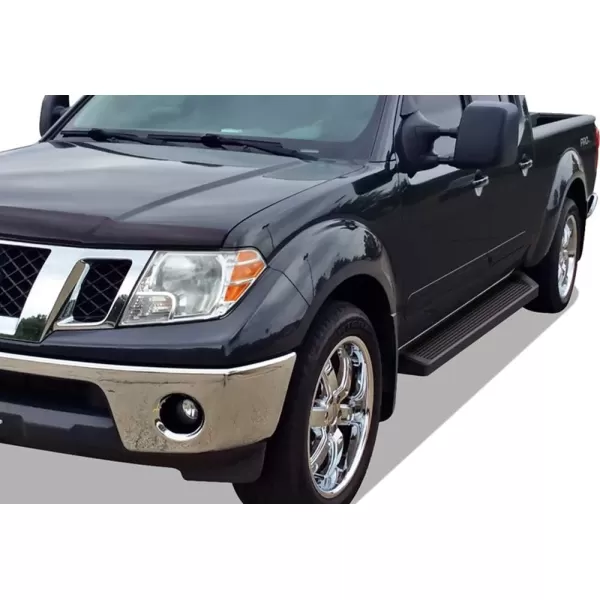 APS Wheel to Wheel Running Boards 6-inch Compatible with Nissan Frontier 2005-2024 Crew Cab 5ft Bed 