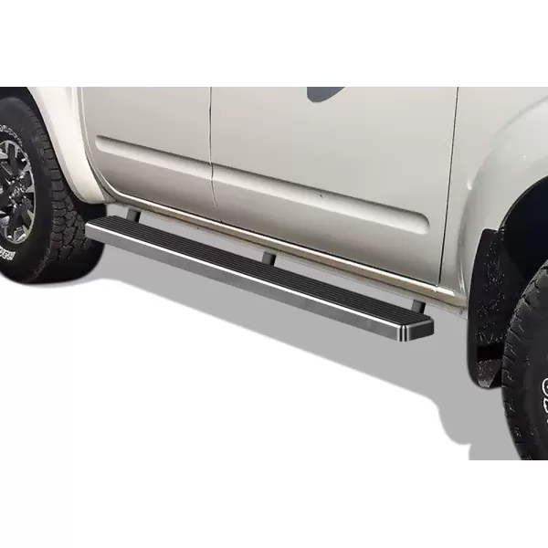 APS Wheel to Wheel Running Boards 6-inch Compatible with Nissan Frontier 2005-2024 Crew Cab 5ft Bed 
