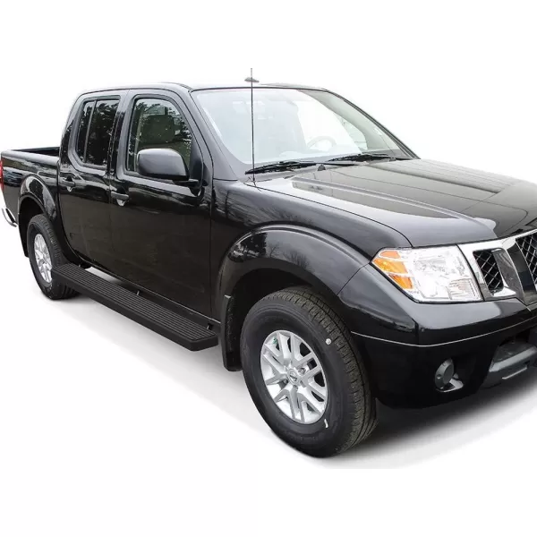 APS Wheel to Wheel Running Boards 6-inch Compatible with Nissan Frontier 2005-2024 Crew Cab 5ft Bed 
