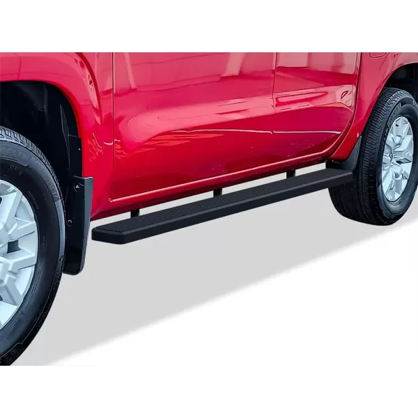 APS Wheel to Wheel Running Boards 6-inch Compatible with Nissan Frontier 2005-2024 Crew Cab 5ft Bed 