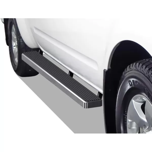 APS Wheel to Wheel Running Boards 6-inch Compatible with Nissan Frontier 2005-2024 Crew Cab 5ft Bed 