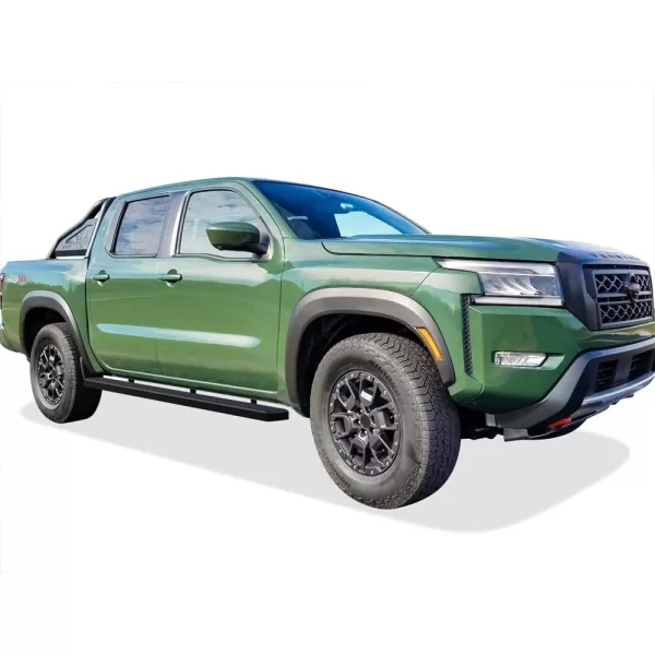 APS Wheel to Wheel Running Boards 6-inch Compatible with Nissan Frontier 2005-2024 Crew Cab 5ft Bed 