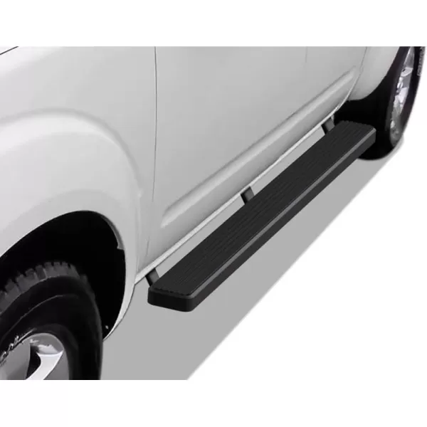 APS Wheel to Wheel Running Boards 6-inch Compatible with Nissan Frontier 2005-2024 Crew Cab 5ft Bed 