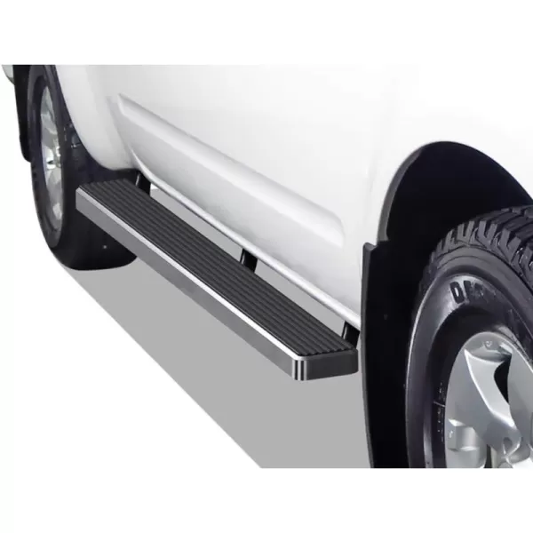 APS Wheel to Wheel Running Boards 6-inch Compatible with Nissan Frontier 2005-2024 Crew Cab 5ft Bed 