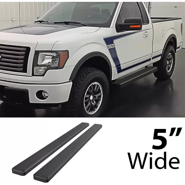 APS Running Boards  Compatible with Ford F150 2009-2014 Regular Cab 