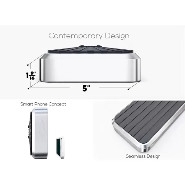 APS Running Boards 6 inches Matte Black Compatible with Ford Transit 2015-2024 Full Size Van 3-Door  Stainless Steel 
