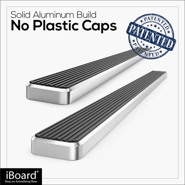 APS IBDY5791 Silver 4" Running Board Side Step 