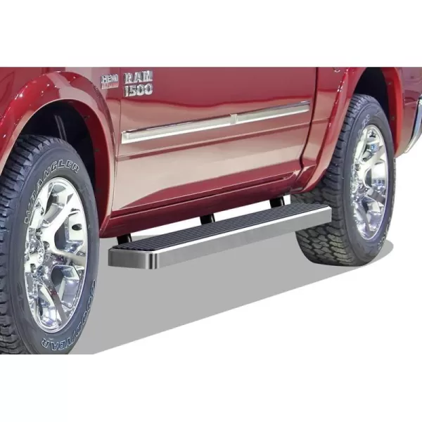 APS IBDY5791 Silver 4" Running Board Side Step 