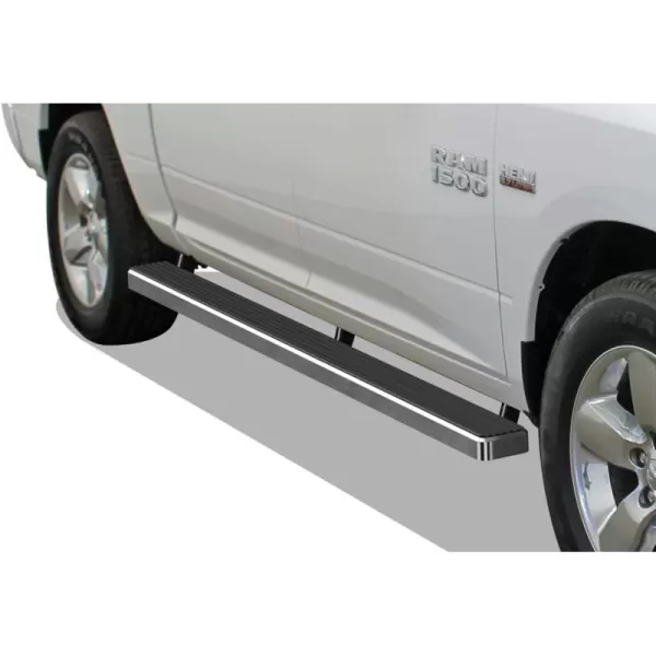 APS IBDY5791 Silver 4" Running Board Side Step 