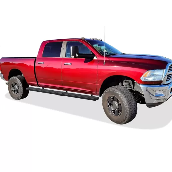 APS 6-inch Stainless Steel  Running Boards Side Bars Side Steps Compatible with Ram 1500 2009-2018 Crew Cab &amp; Ram 2500 3500 2010-2024