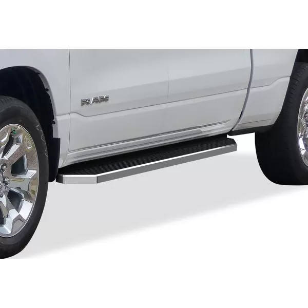 APS iBoard Third Generation Polished Flat Style Running Boards Side Step for Selected Dodge Ram 1500 Crew Cab