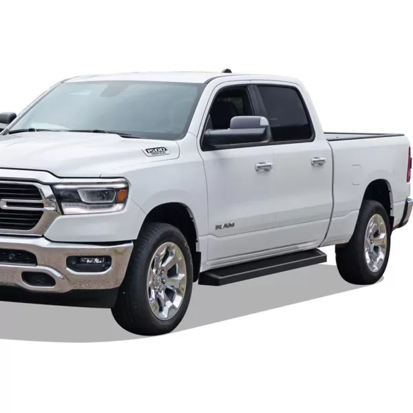 APS iBoard Third Generation Polished Flat Style Running Boards Side Step for Selected Dodge Ram 1500 Crew Cab