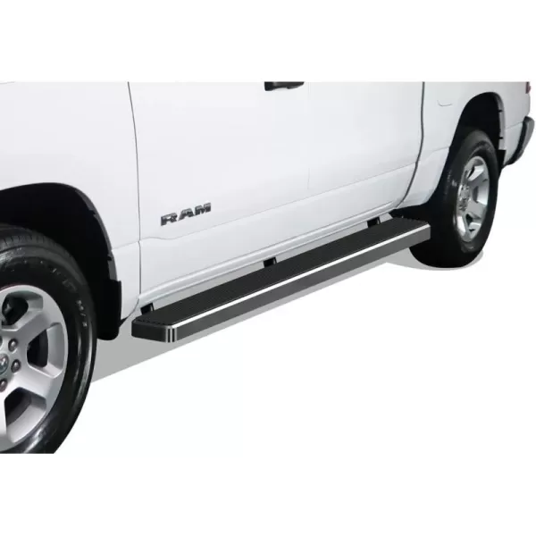 APS 6-inch Stainless Steel  Running Boards Side Bars Side Steps Compatible with Ram 1500 2019-2024 Crew Cab 