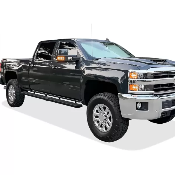APS Polished Boards Compatible with Chevy Silverado GMC Sierra 1500 2019-2024 Crew Cab &amp; 2500 HD 3500 HD 2020-2024 