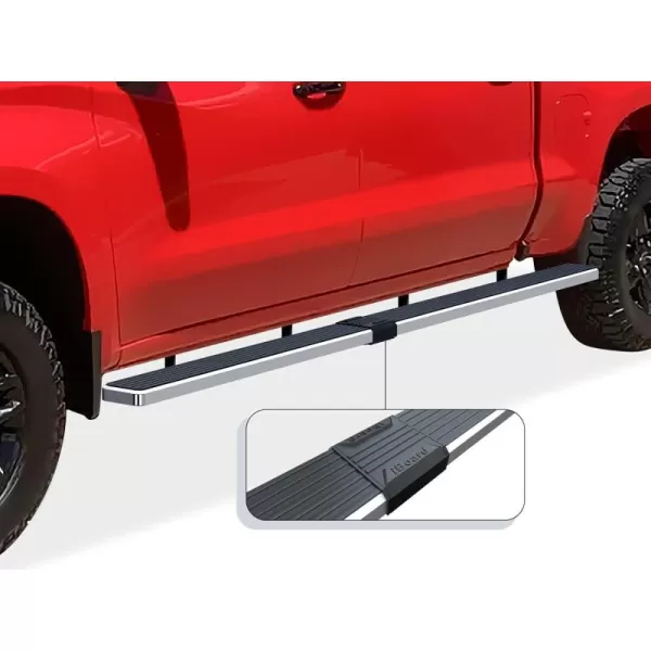 APS 6in Stainless Steel  Bars Compatible with Chevy Silverado GMC Sierra 1500 2019-2024 Crew Cab &amp; 2500 HD 3500 HD 2020-2024 