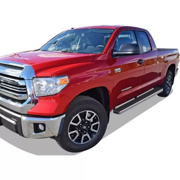 imageAPS Premium 5in Stainless Steel Running Boards Compatible with Toyota Tundra Double Cab 0721