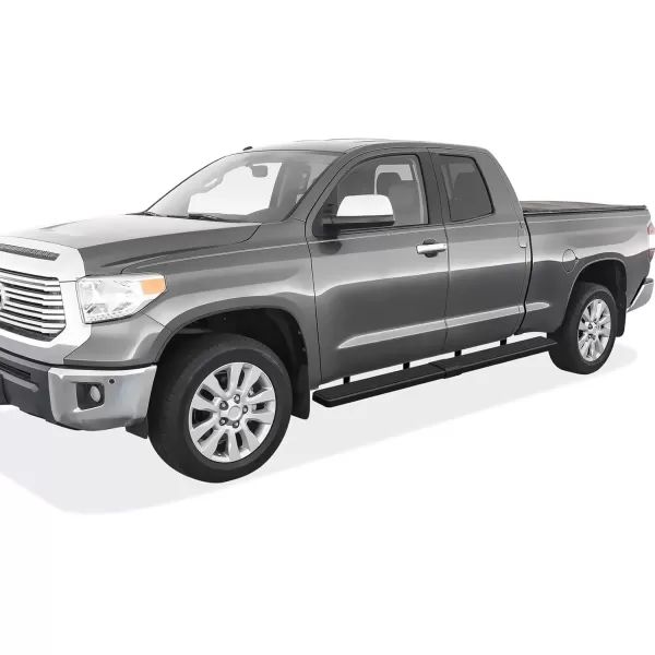 imageAPS Running Boards Nerf Bars Side Steps Step Bars Compatible with Toyota Tundra 20072021 Double Cab 304 Stainless Steel Polished Silver 5 inchesStainless Steel Black