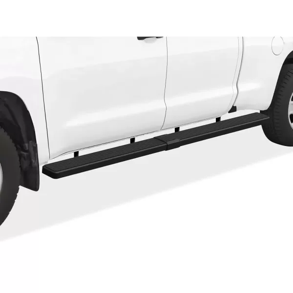 imageAPS Running Boards Nerf Bars Side Steps Step Bars Compatible with Toyota Tundra 20072021 Double Cab 304 Stainless Steel Polished Silver 5 inchesStainless Steel Black