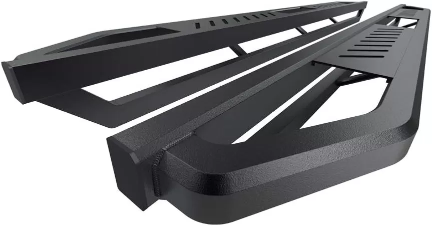imageAPS 65in Side Armor Stainless Steel Running Boards Compatible with Chevy Silverado GMC Sierra 20072018 Double Cab Extended Cab ampamp 2500 HD 2019 Exclude 07 ClassicInclude 19 1500 LD Nerf Bar Step
