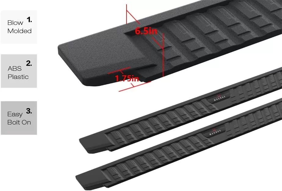 imageAPS Black Blow Molding Style Nerf Bars Running Boards Compatible with Chevy Silverado GMC Sierra 20072018 Double Cab Extended Cab ampamp 2500 HD 2019 Exclude 07 ClassicInclude 19 1500 LDBlack