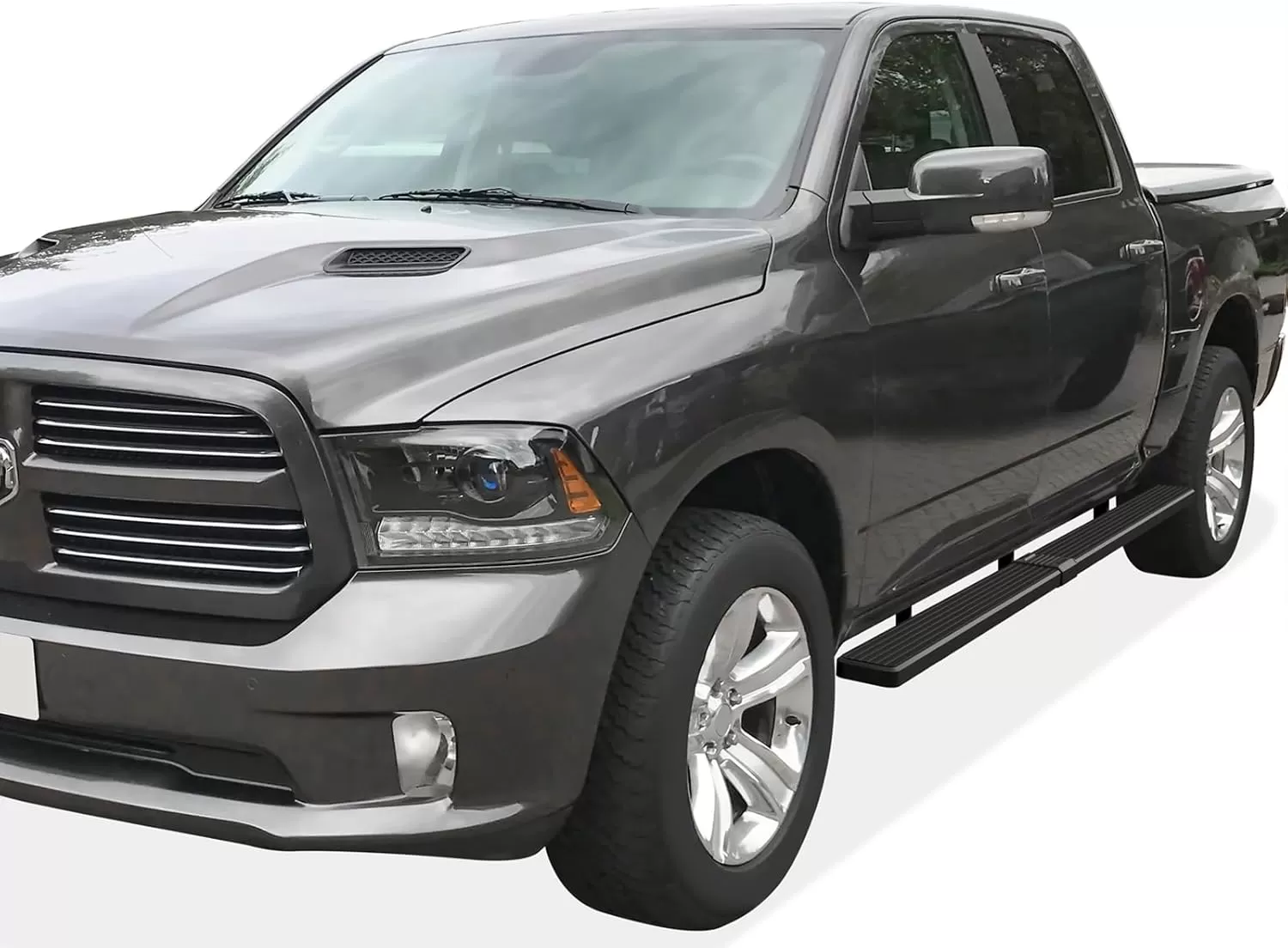 imageAPS Black Running Board Running Boards Nerf Bars Side Steps Step Rail Compatible with Ram 1500 20092018 Crew Cab ampamp Ram 2500 3500 20102024Aluminum Black