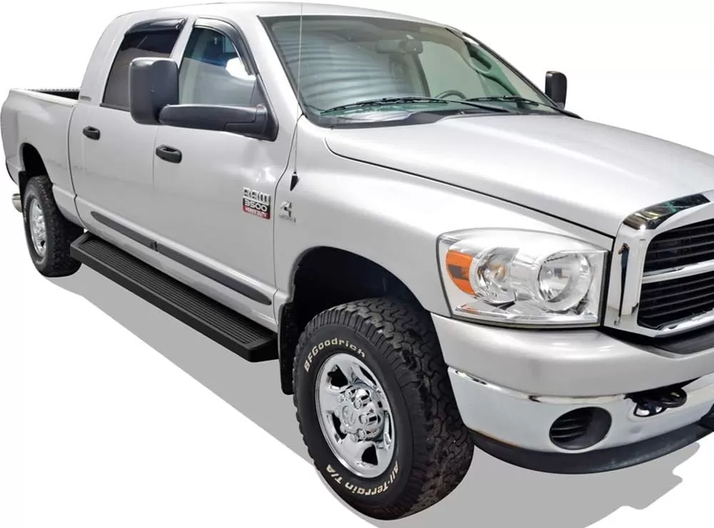 imageAPS Black Running Board Running Boards Nerf Bars Side Steps Step Rail Compatible with Ram 1500 20092018 Crew Cab ampamp Ram 2500 3500 20102024Aluminum Black