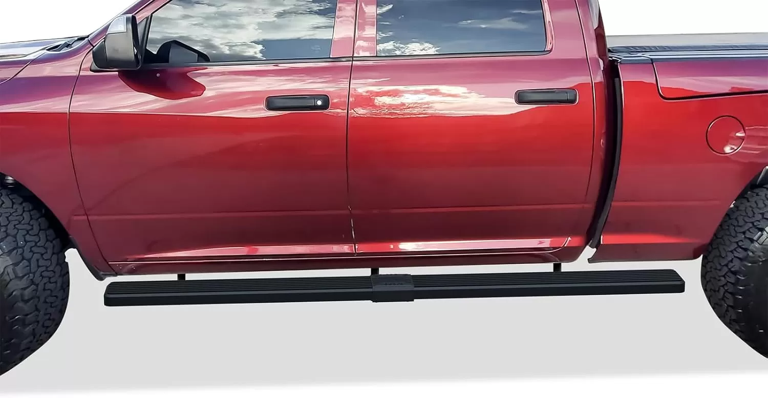 imageAPS Black Running Board Running Boards Nerf Bars Side Steps Step Rail Compatible with Ram 1500 20092018 Crew Cab ampamp Ram 2500 3500 20102024Black
