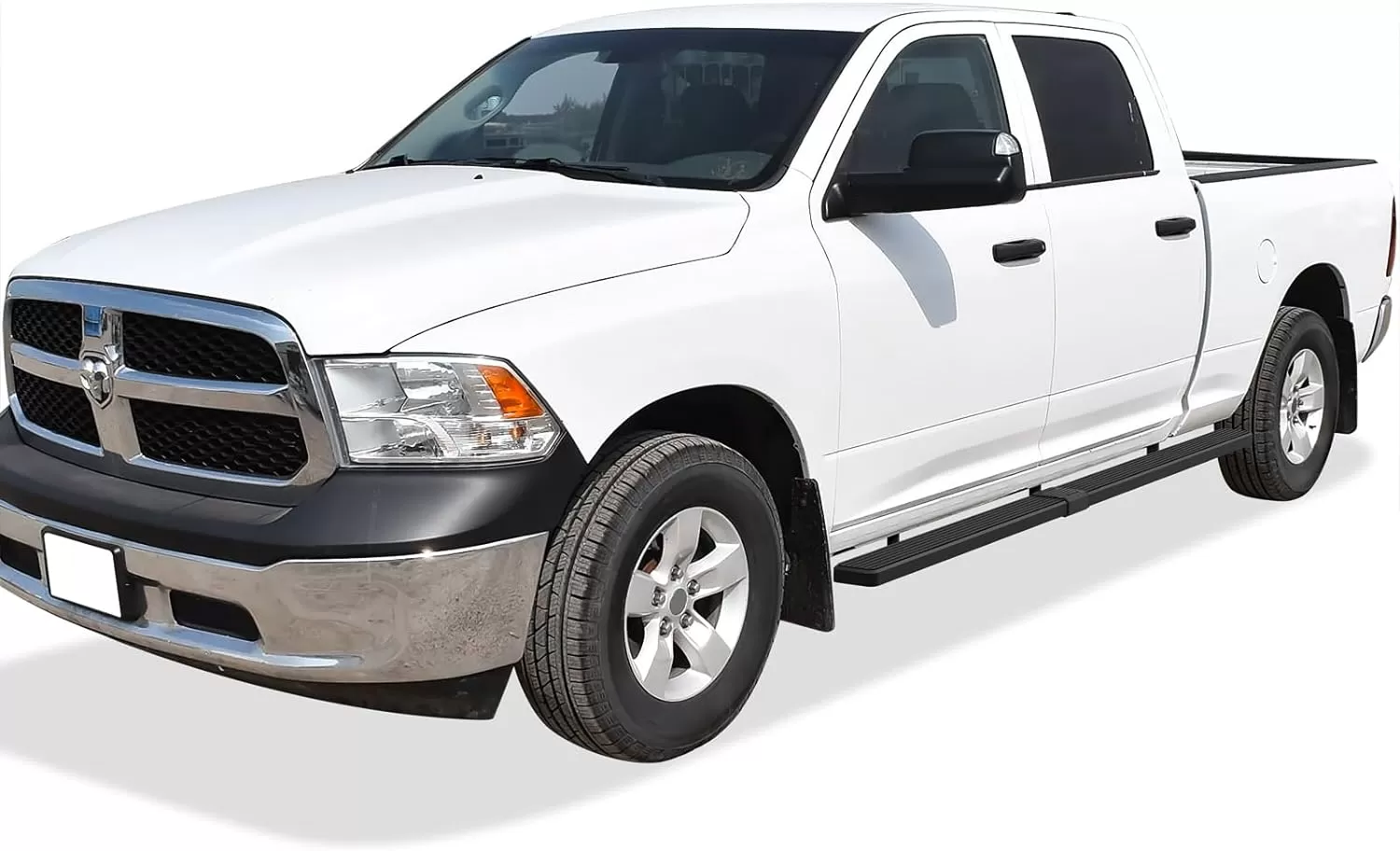 imageAPS Black Running Board Running Boards Nerf Bars Side Steps Step Rail Compatible with Ram 1500 20092018 Crew Cab ampamp Ram 2500 3500 20102024Black