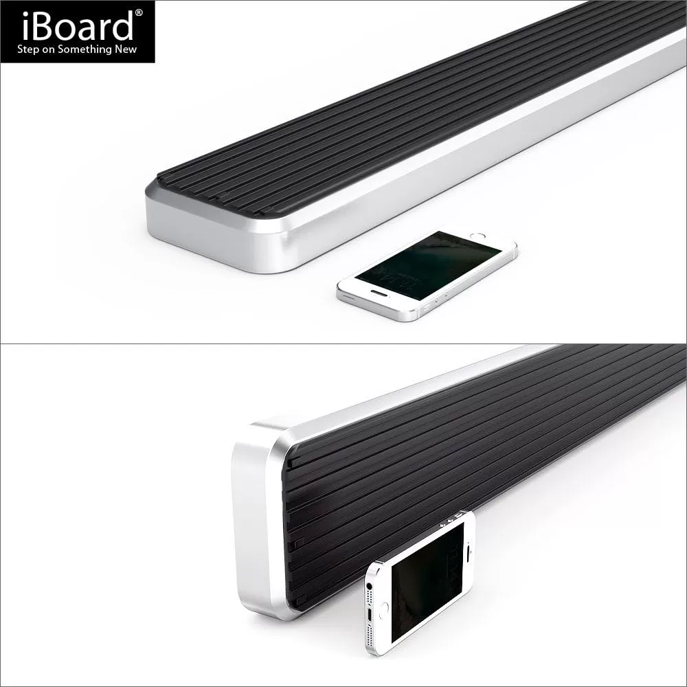 imageAPS Black Running Boards Style Compatible with Chevy Silverado GMC Sierra 20072018 Double Cab Extended Cab ampamp 2500 HD 2019 Exclude 07 ClassicInclude 19 1500 LD Nerf Bars Steps 6inAluminum Silver
