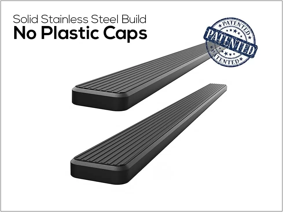 imageAPS Black Running Boards Style Compatible with Chevy Silverado GMC Sierra 20072018 Double Cab Extended Cab ampamp 2500 HD 2019 Exclude 07 ClassicInclude 19 1500 LD Nerf Bars Steps 6inAluminum Black