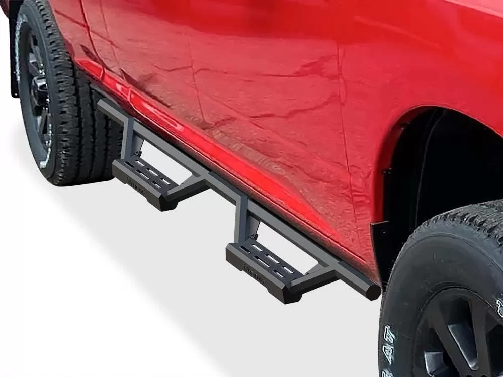 imageAPS Drop Steps Running Boards Compatible with Ram 1500 20092018 Crew Cab ampamp Ram 2500 3500 20102024 Stainless Steel Side BarsBlack