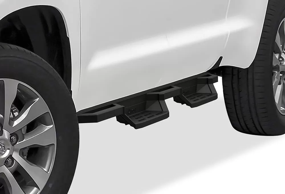 imageAPS Drop Steps Running Boards Compatible with Toyota Tundra 20072021 Extended Cab