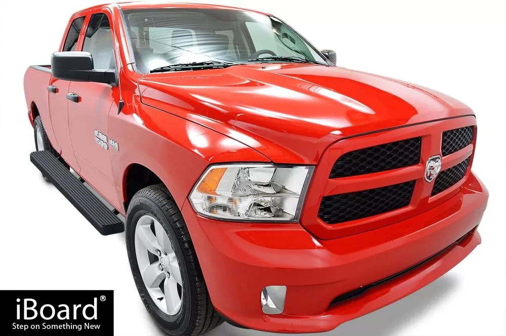 imageAPS IBDZ4791 Black 5quot Running Board Side Step iBoard Third Generation For Selected Dodge Ram 150025003500 Crew Cab Aluminum5 inches