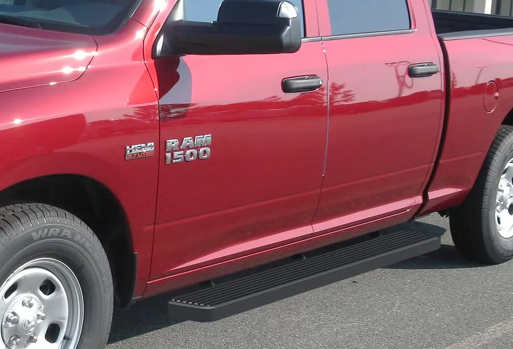 imageAPS IBDZ4791 Black 5quot Running Board Side Step iBoard Third Generation For Selected Dodge Ram 150025003500 Crew Cab Aluminum5 inches