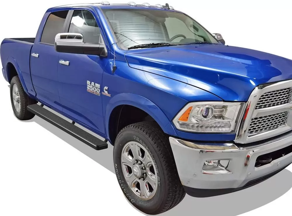 imageAPS Running Boards 6in Black Compatible with Ram 1500 20092018 Crew Cab ampamp Ram 2500 3500 20102024 Stainless Steel Nerf Bars Side Steps Side Bars