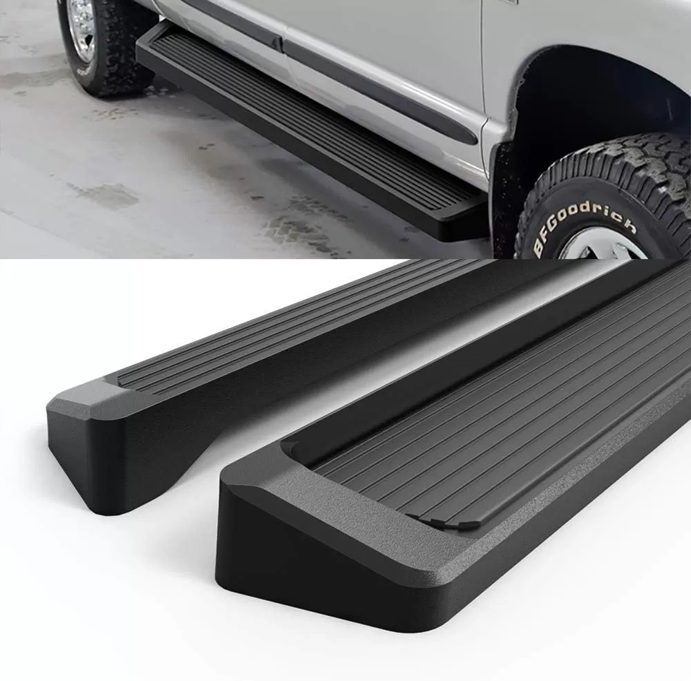 imageAPS Running Boards Style Compatible with Ram 1500 20092018 Crew Cab ampamp Ram 2500 3500 20102024 Nerf Bars Side Steps Side BarsAluminum Black