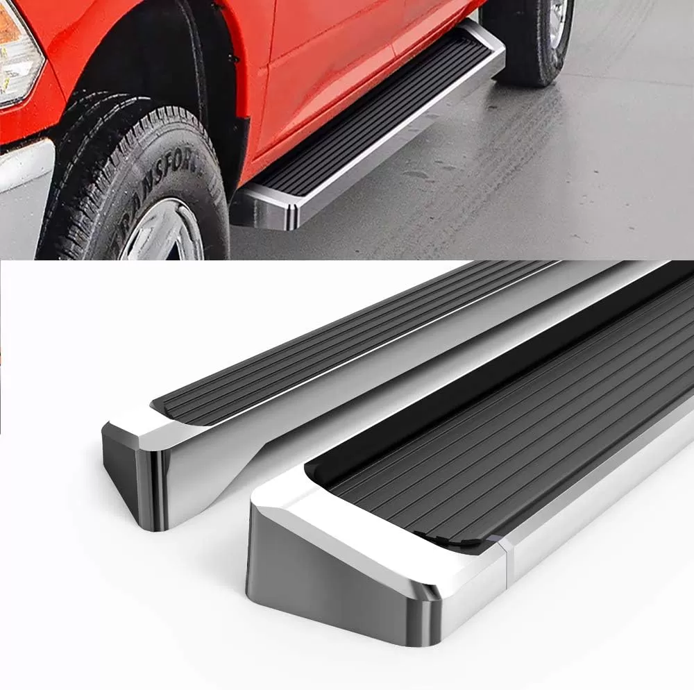 imageAPS Running Boards Style Compatible with Ram 1500 20092018 Crew Cab ampamp Ram 2500 3500 20102024 Nerf Bars Side Steps Side BarsAluminum Silver