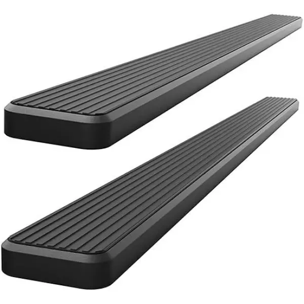 imageAPS 6in WheeltoWheel Nerf Bars Compatible with Silverado Sierra Double Cab 55ft Bed 0718