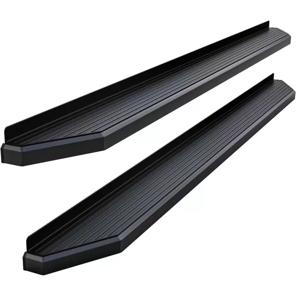 imageAPS 6inch Stainless Steel Black Flat Style Running Boards Nerf Bars Side Steps Compatible with Ram 1500 20092018 Crew Cab ampamp Ram 2500 3500 20102024